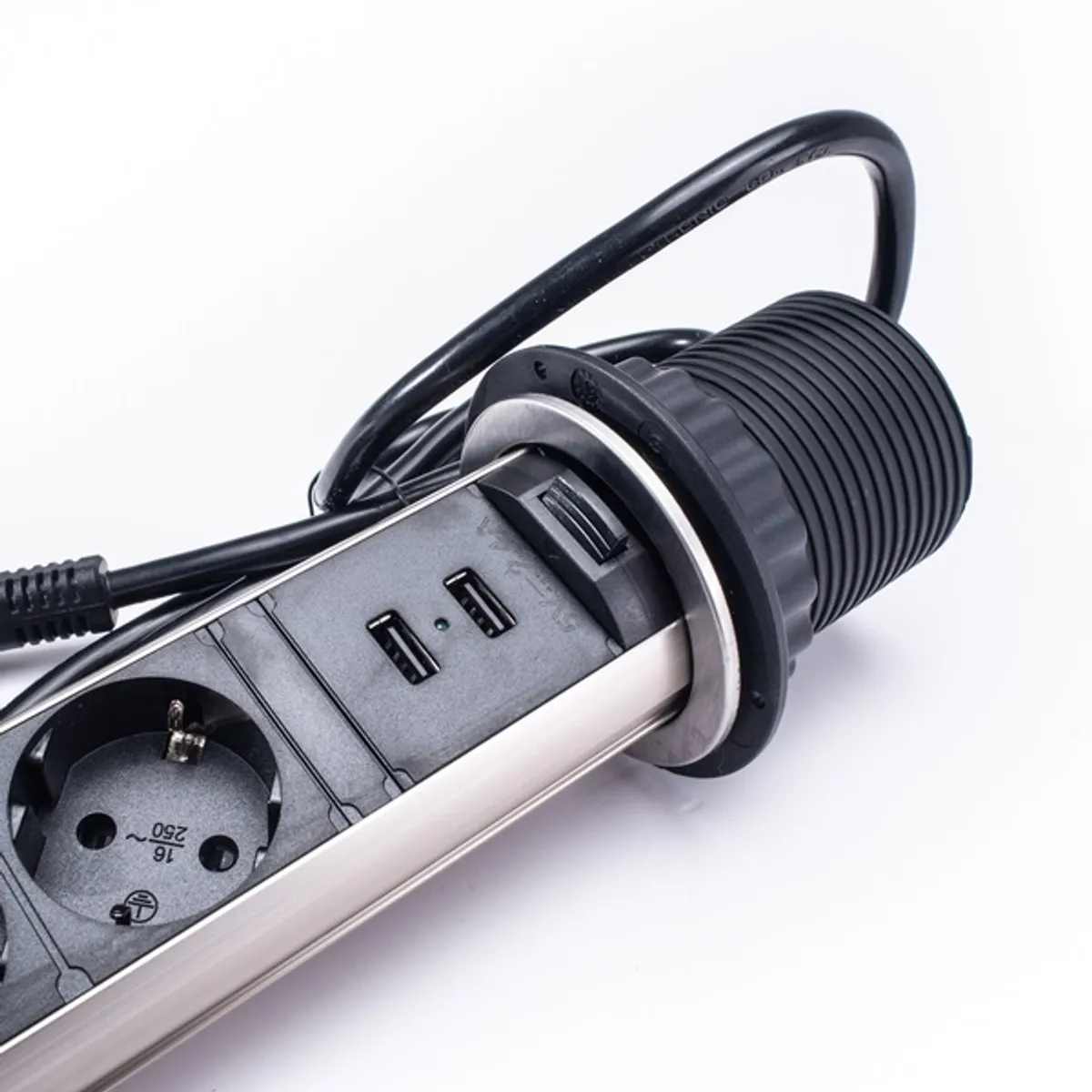 Too PPS-306-3BR beépíthető elosztó 3x schuko 2x usb-a 1,8 m ip20 #5