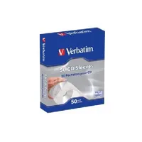 VERBATIM 49992 CD-DVD papír boríték ablakos öntapadó fül fehér 50db