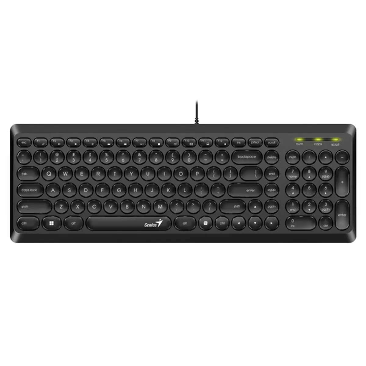 Genius 31310020404 SlimStar Q200 USB Vezetékes Magyar Numerikus billentyűzet Fekete #4
