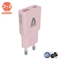 AVAX CH641P NANO SLIM 30W USB-C PD3.0 USB-A QC3.0 rózsaszín #2