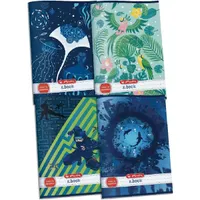 Herlitz 09088287 leckefüzet A5 32 lapos mintás fedél többszínű