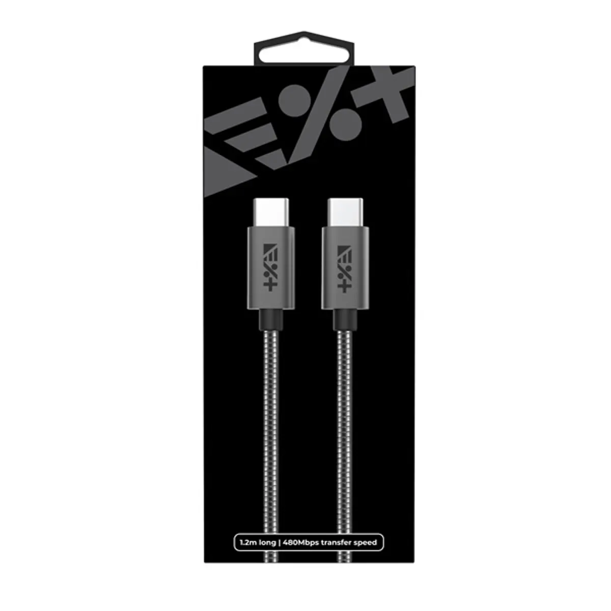 NextOne USBCX2-MET-SG USB-C adat- és töltőkábel 1,2 m asztroszürke #5