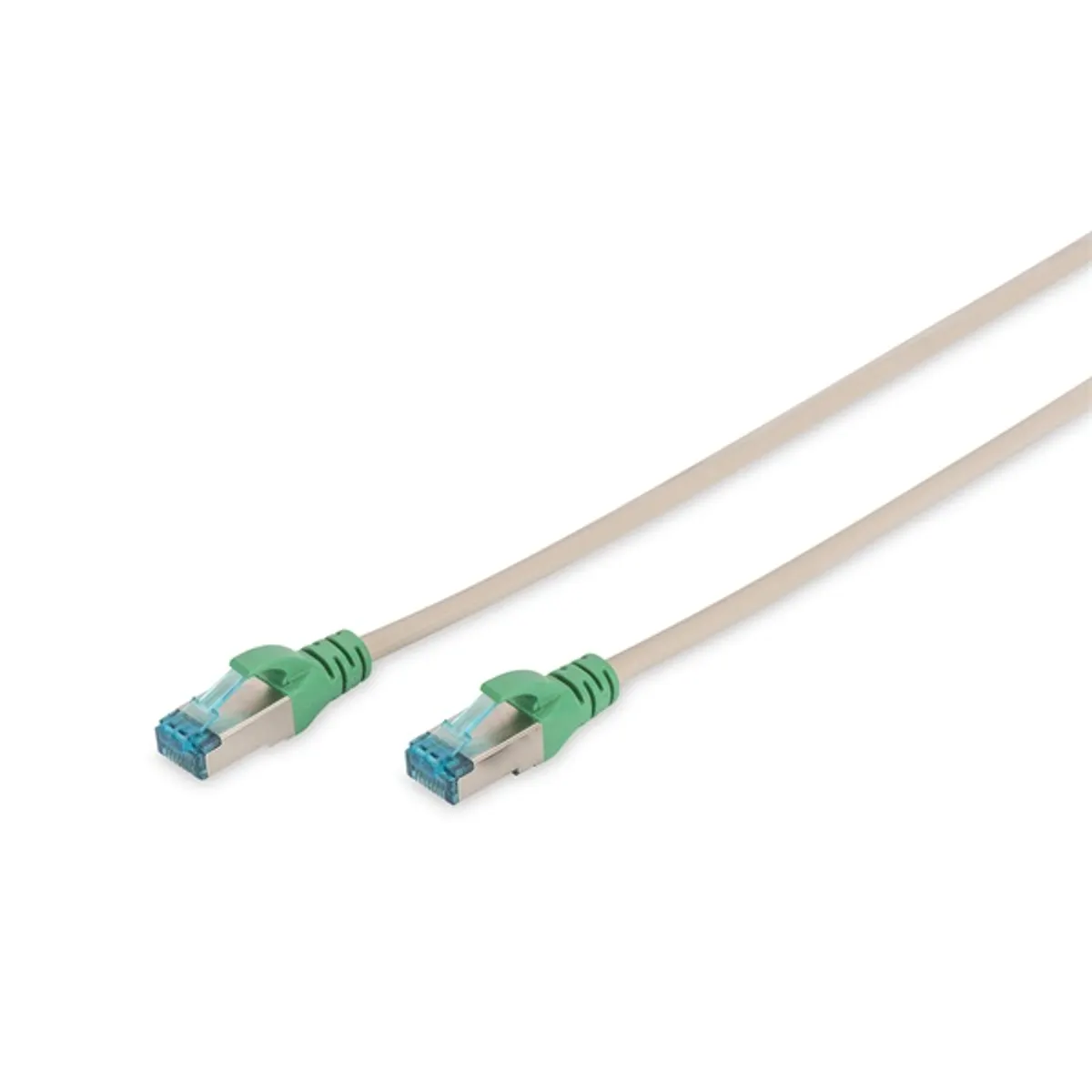 Digitus DK-1521-010-CO patch kábel cat5e F-UTP 1m szürke PVC #1