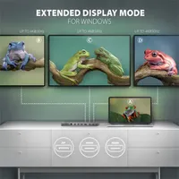 AXAGON HMC-4KX3 usb-c 5gbps triple 4k display 11in1 hub táp nélküli 2x hdmi 1x dp 3x usb-a gigabit lan sd-microsd #4