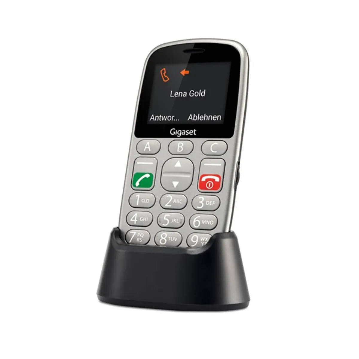 Gigaset S30853-H1177-R601 GL390 senior dual sim 2,2" ezüst SOS gomb #10