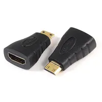 SBOX AD.HDMI-MINI-R HDMI női - mini HDMI adapter Fekete Arany Csatlakozó 1 Mini HDMI Csatlakozó 2 Mini HDMI