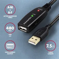 Axagon ADR-207 USB repeater kábel fekete 750 cm USB A-USB A hosszabbító #2