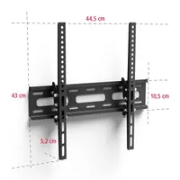 Hama 00220808 FITV 400x400 dönthető falitartó fekete 40 kg 32-75 VESA 50x50-400x400 #2