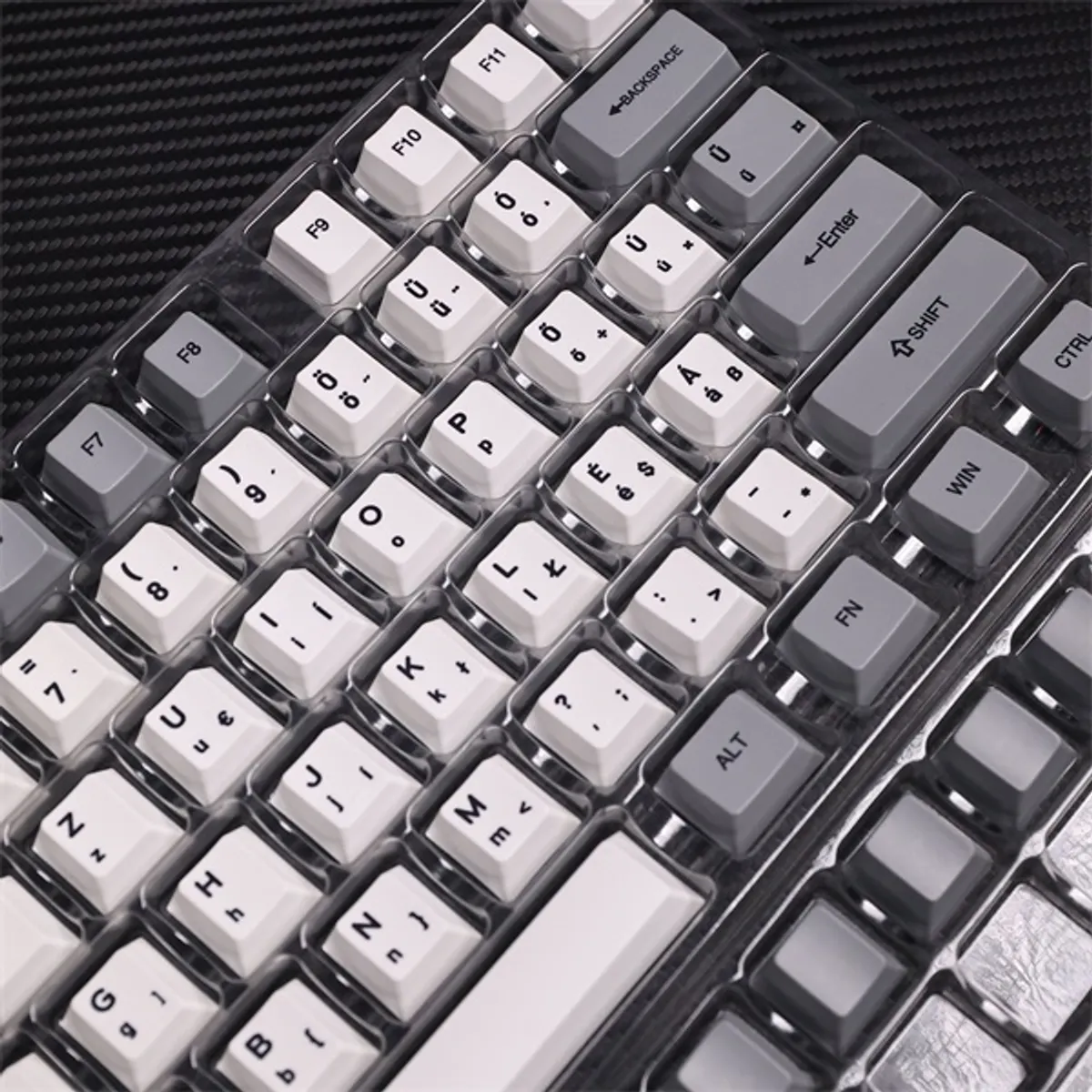Ventaris KC-100 SLIM Phoenix Keycap KC-100 slim PBT magyar kiosztás Cherry kapcsolókkal kompatibilis #2