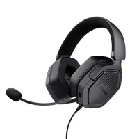 Trust 25447 GXT 492 Carus 2.0 fejhallgató, vezetékes, multiplatform, 50 mm hangszóró, 3.5 mm jack, 20-20000 Hz, 105 dB, kabel 120 cm, bal mikrofon #2