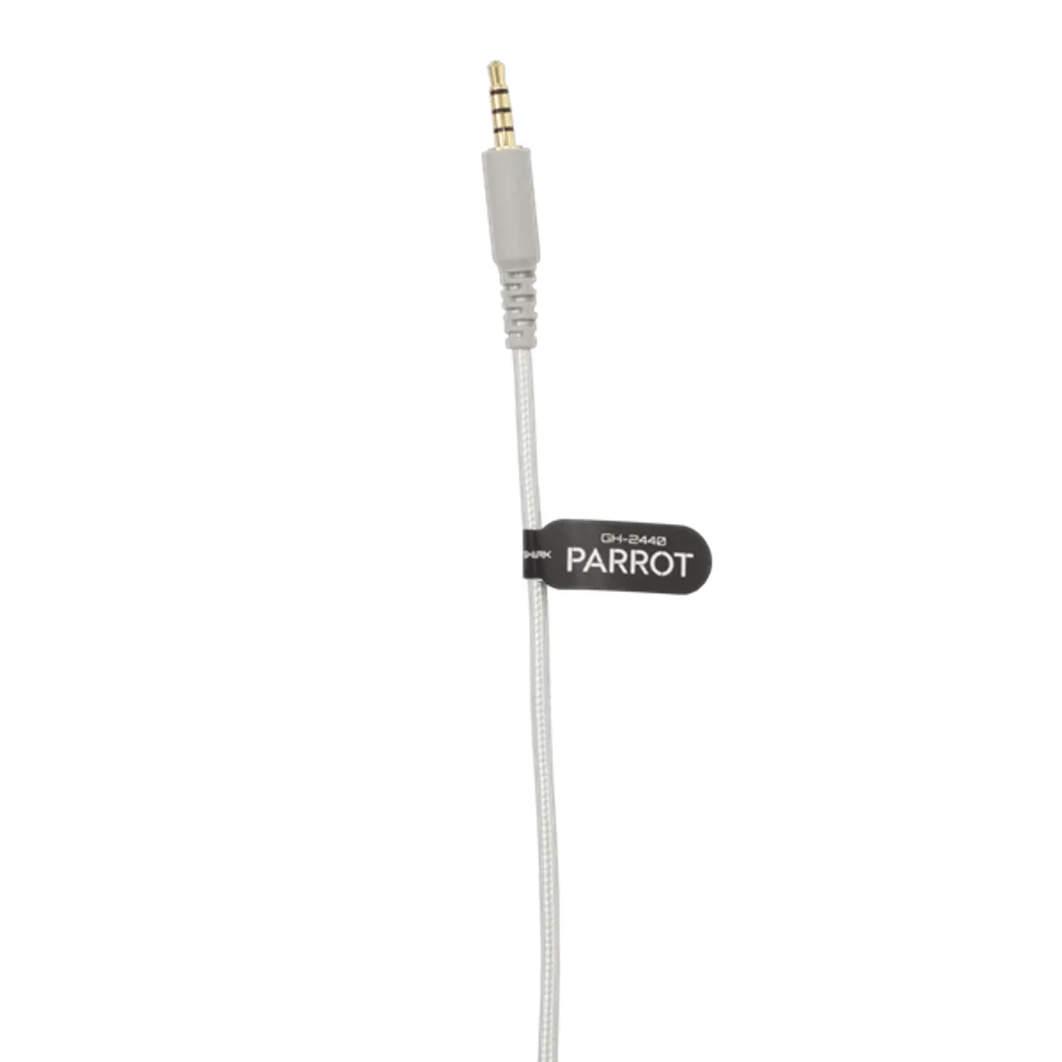 White Shark WS GH-2440W-G Parrot-WG 40 mm, 30 ohm, 20-20000 Hz, 121 dB, -38 dB mikrofon, 180 cm kábel, 3,5 mm jack, fehér-szürke #8
