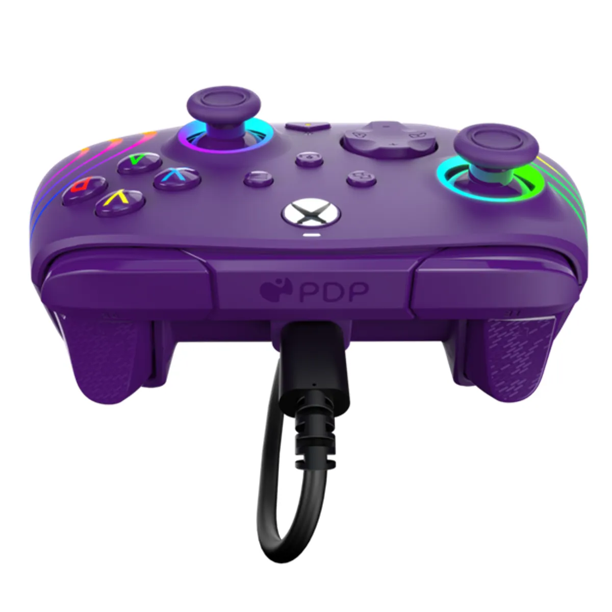 PDP 049-024-PR Afterglow Wave kontroller lila vezetékes 11 gomb 300 cm kábel PC és Xbox Series kompatibilis #5