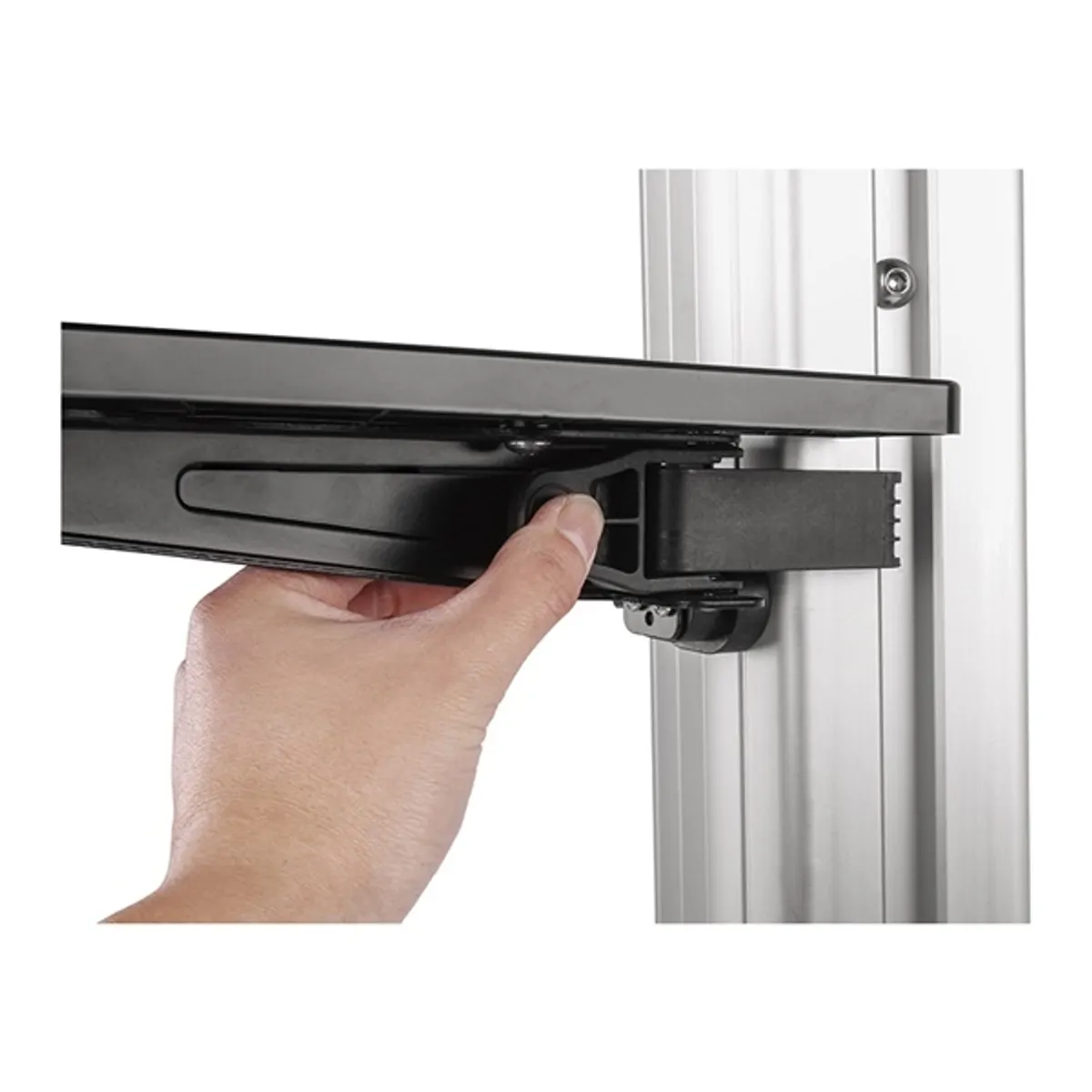 Stell 35050153 SOS 4100 profi prezentációs állvány 50 kg VESA 200x200 600x600 40"-100" ezüst acél #8