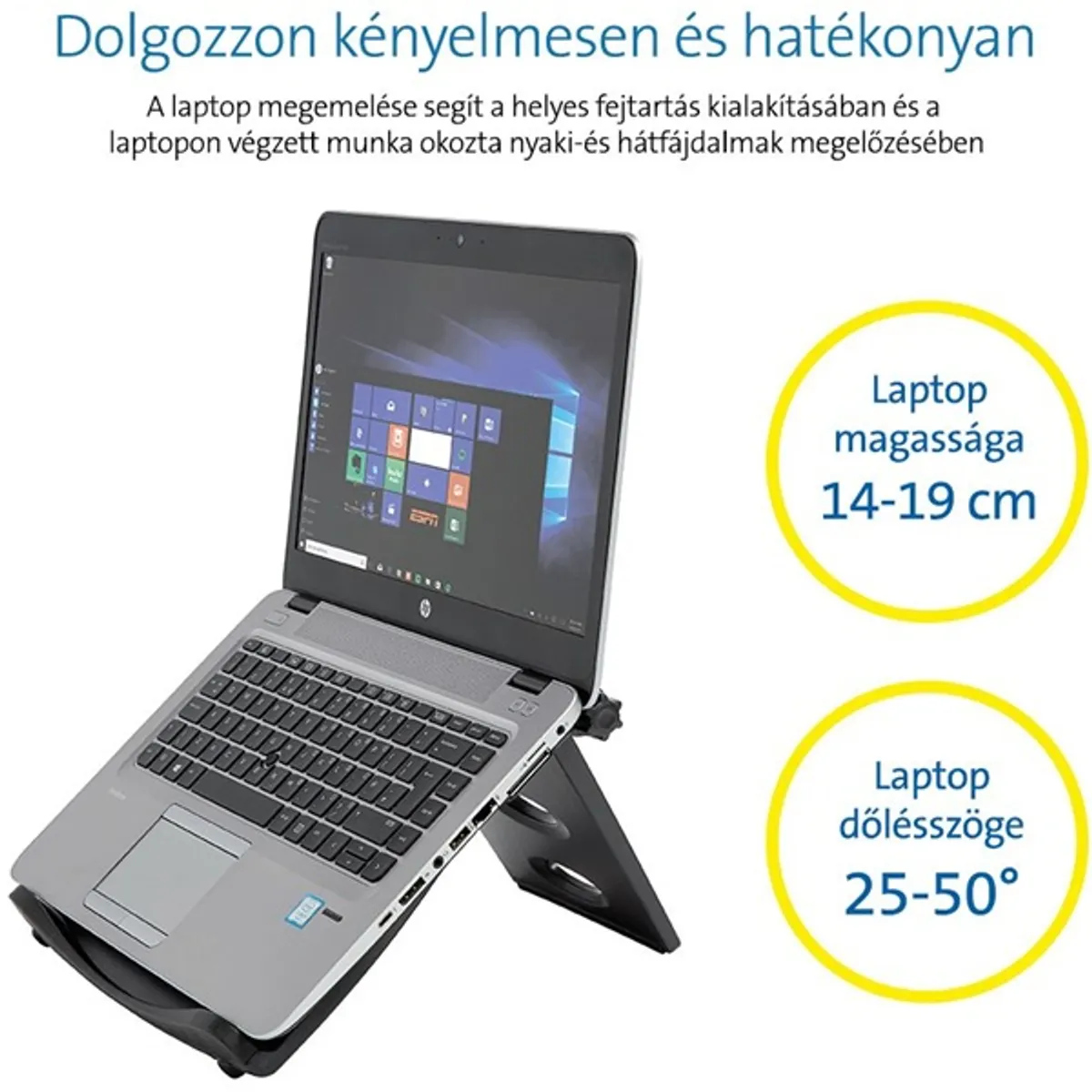Kensington K52788WW SmartFit Easy Riser laptop hűtő állvány fekete #3