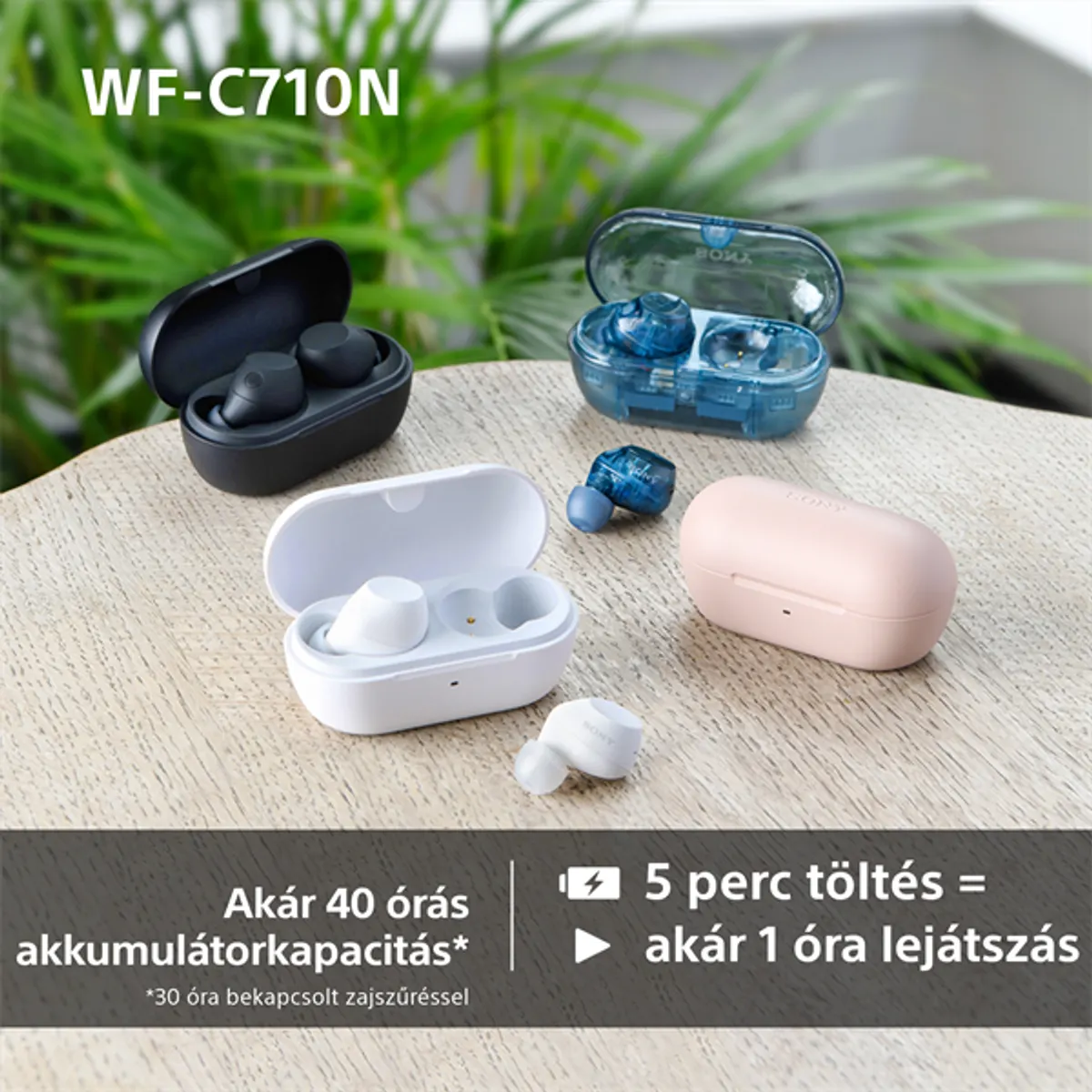 Sony WFC710NL.CE7 WFC710 True Wireless fülhallgató zajszűrős IPX4 12 óra #8