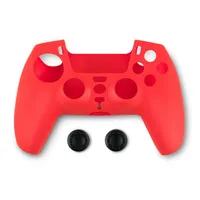 Spartan Gear 2808149 PS5 kontroller szilikon védő 2 analóg kar védő piros