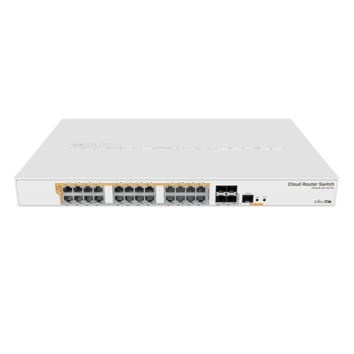 MikroTik CRS328-24P-4S-plus-RM Cloud Router Switch 24x gigabit PoE 4x SFP plus rackbe szerelhető RouterOS vagy SwitchOS #1