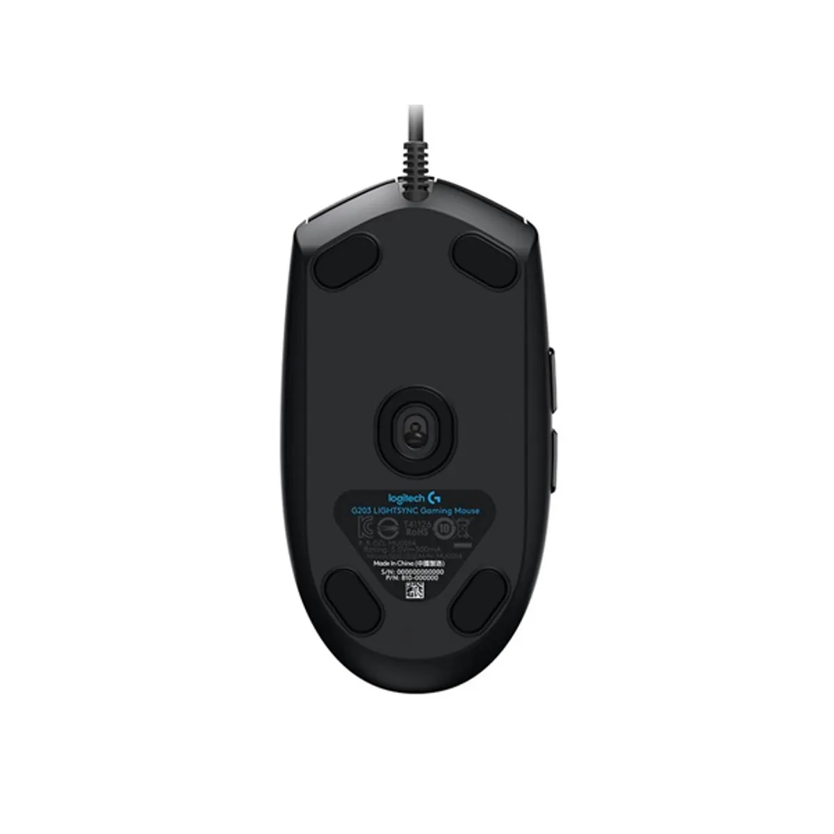 Logitech 910-005796 G203 Lightsync 200-8000 DPI USB 6 programozható gomb fekete #5