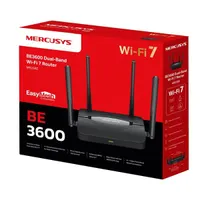 MERCUSYS MR25BE BE3600 Dual-Band Wi-Fi 7 Router 3600 Mbps 4x1Gbps LAN 1x WAN 160MHz #3