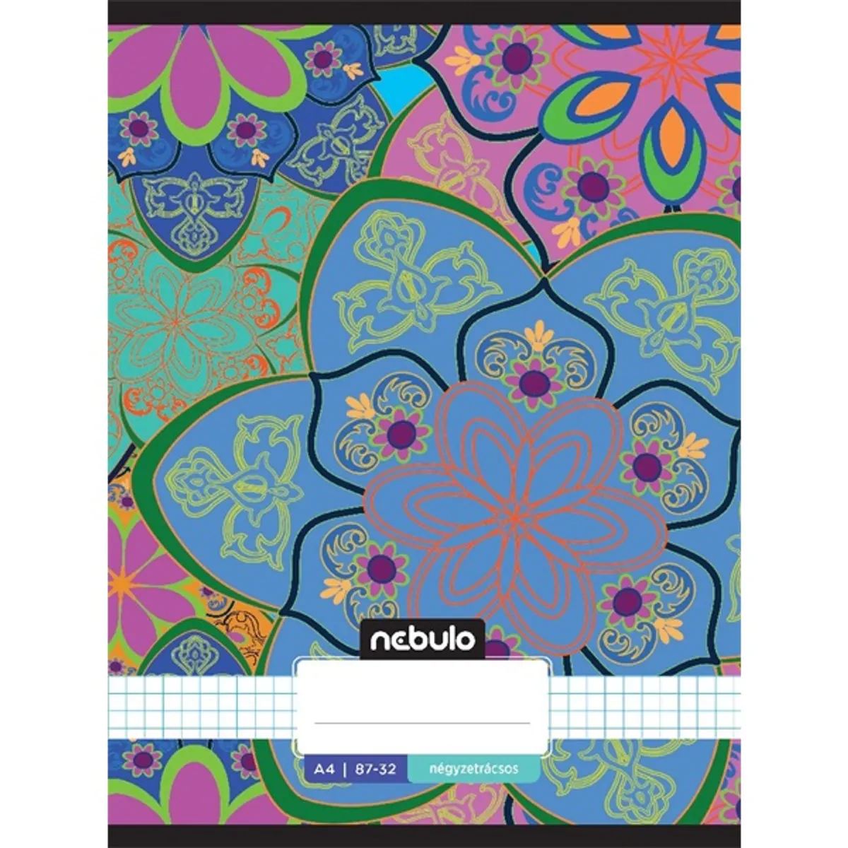 Nebulo NR-LD-A4 L-Design A4 32 lapos kockás tűzött füzet #5