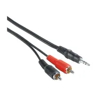 Hama 00205107 3,5 mm jack-2rca összekötőkábel 5 m fekete #2