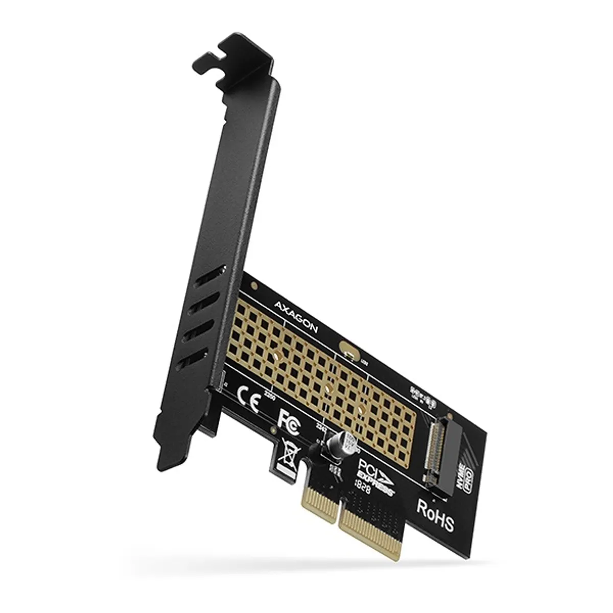 AXAGON PCEM2-N PCIE NVME M.2 x4 M-Key bővítőkártya #1