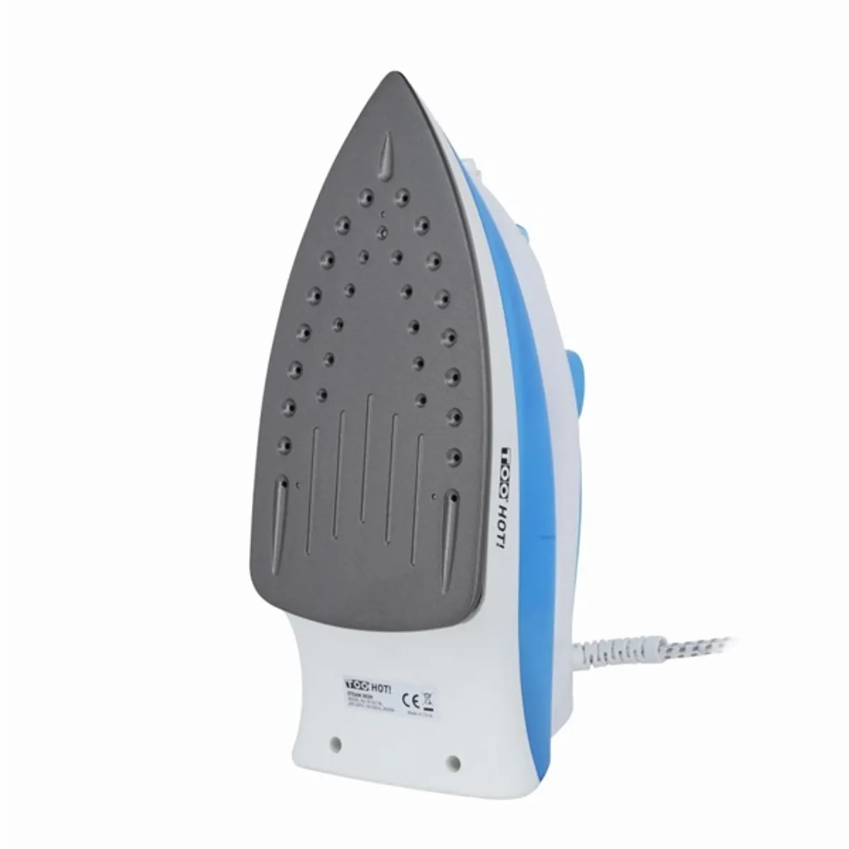 TOO IR-343-BL Gőzölős vasaló kék 2000 W 0,2 l gőzlövet Teflon talp 165 cm #4