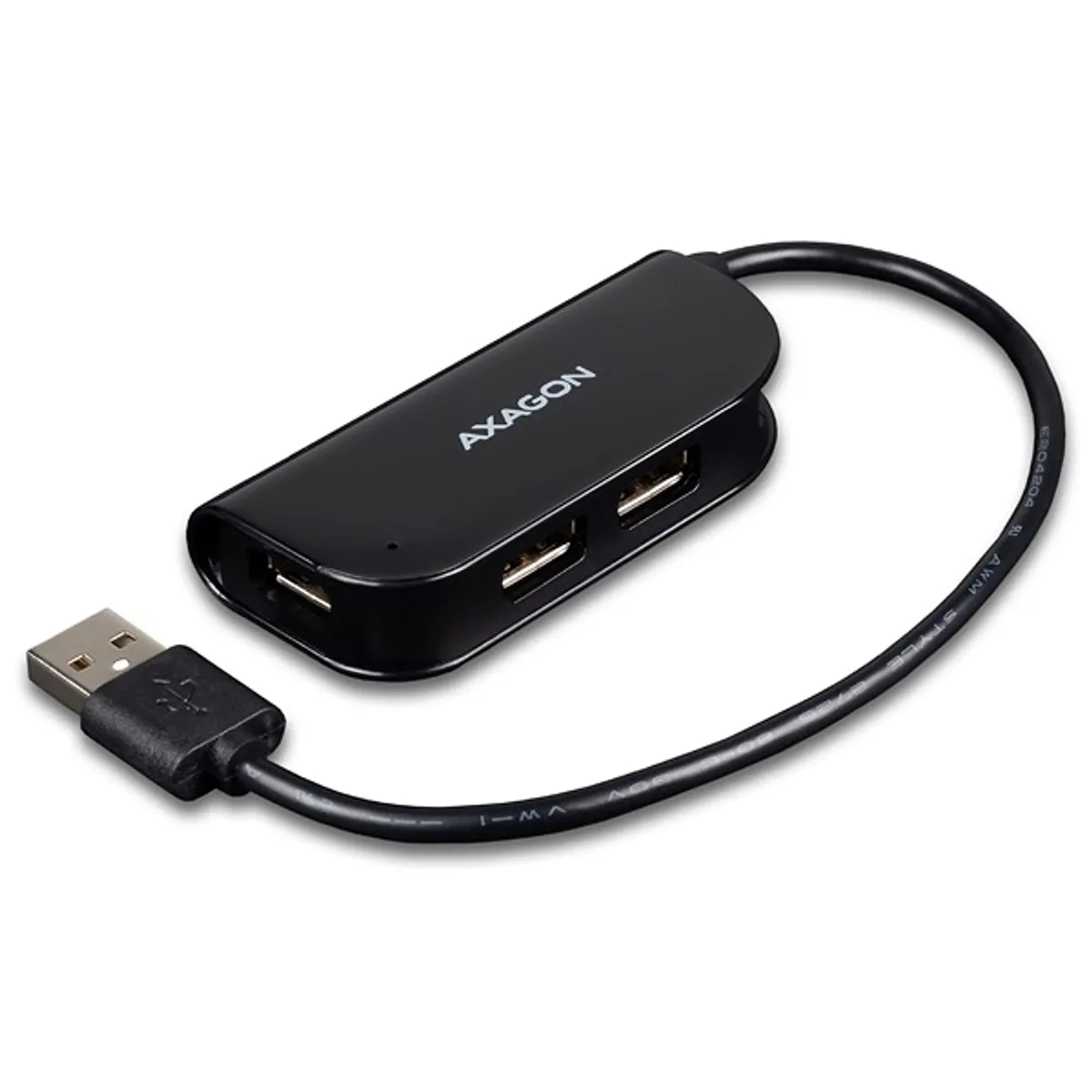 Axagon HUE-X4B négyportos USB 2.0 hub Type A fekete #1