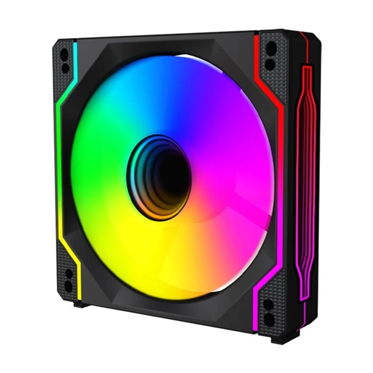 Ventaris VGCF120-1F-B Tempest rgb 120x120x25mm pwm rgb 1 db fekete #2