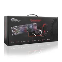 White Shark WS GC-4104HU Comanche 3 fekete USB 3200 dpi vezetékes numerikus billentyűzet egér fejhallgató egérpad #10