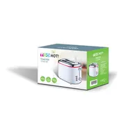 TOO TO-343-WR Kenyérpirító fehér 2 szelet 850 W 7 pirítási szint automatikus középre igazítás morzsatálca #3
