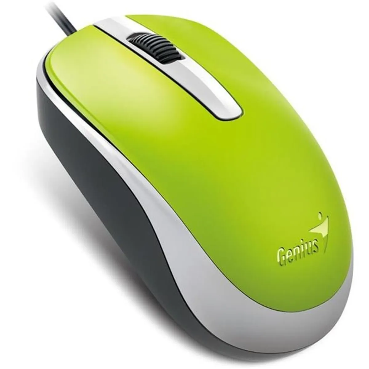 Genius 31010105110 DX-120 USB optikai egér 1000 dpi 3 gomb kétkezes zöld #1