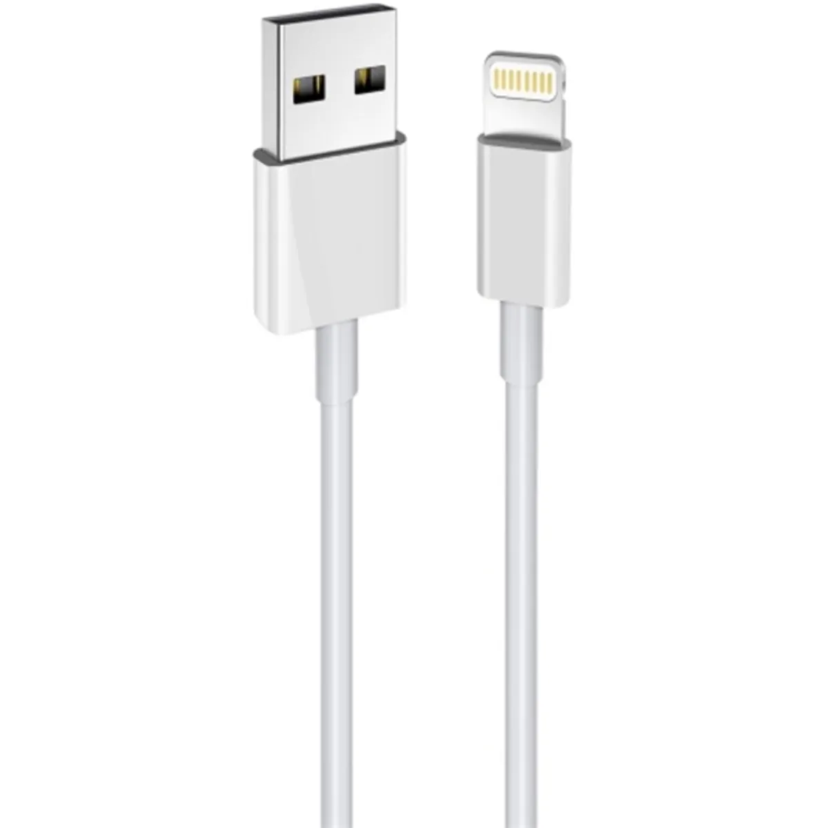 Stansson CA-159 MFI 50 cm USB-A Lightning kábel Fehér #1