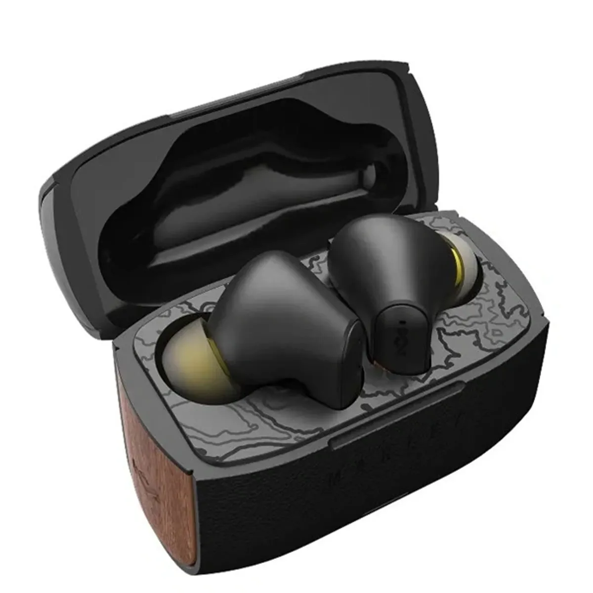 Marley EM-DE041-SB Trenchtown ANC True Wireless Bluetooth fekete adaptív zajszűrés 6 óra IPX5 #4