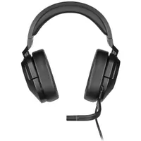 CORSAIR CA-9011260-EU HS55 Stereo fekete 50 mm hangszóró, 3,5 mm jack, 20-20000 Hz, 32 ohm, 114 dB, vezetékes #2