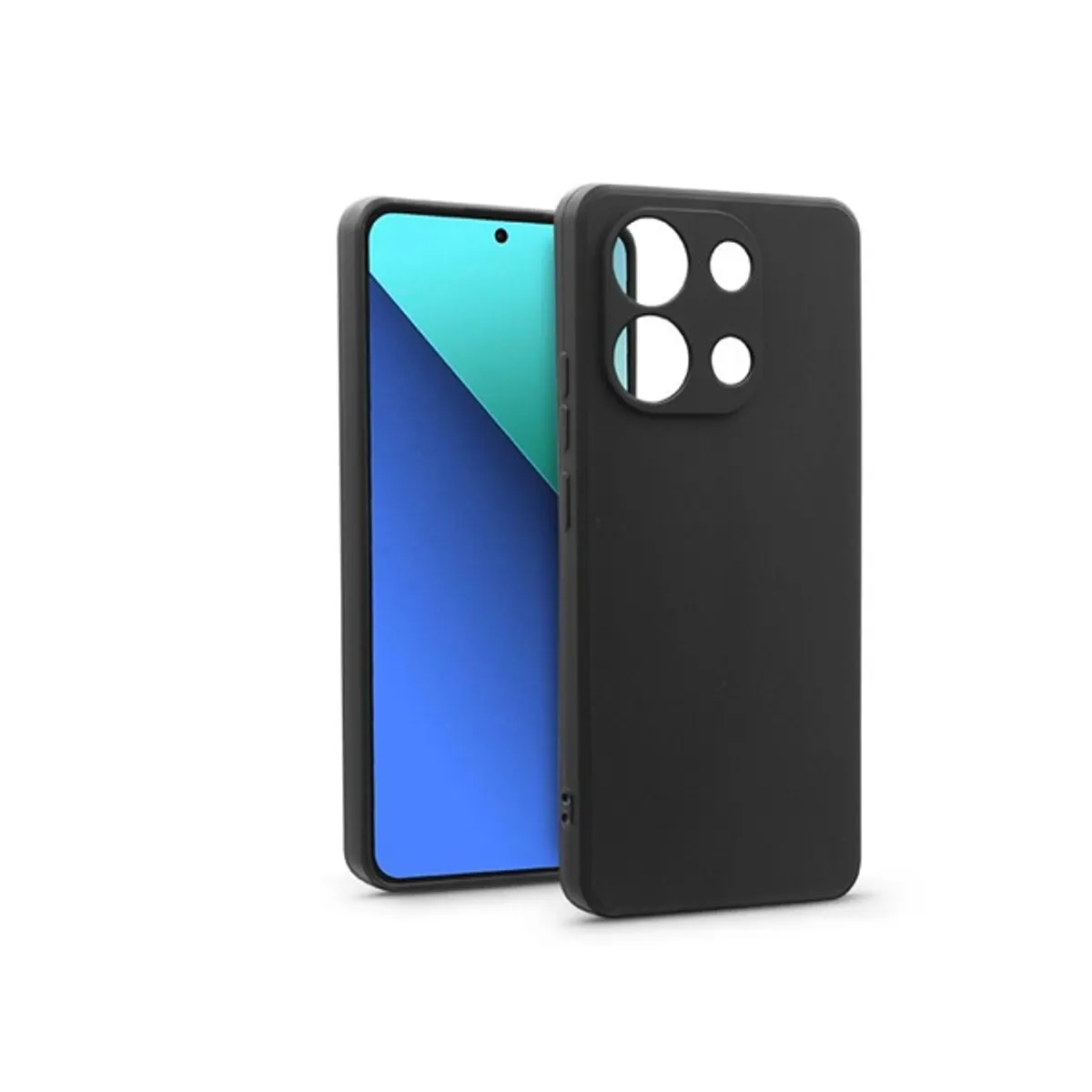 HAFFNER HF282263 Soft fekete szilikon hátlap Redmi Note 13 4G Xiaomi #1