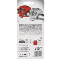 EMOS P3921 kerékpárlámpa szett 2x LED fehér, 2x LED piros, 10 lm, 13 m, IP43, 3 üzemmód, CR2032 #4
