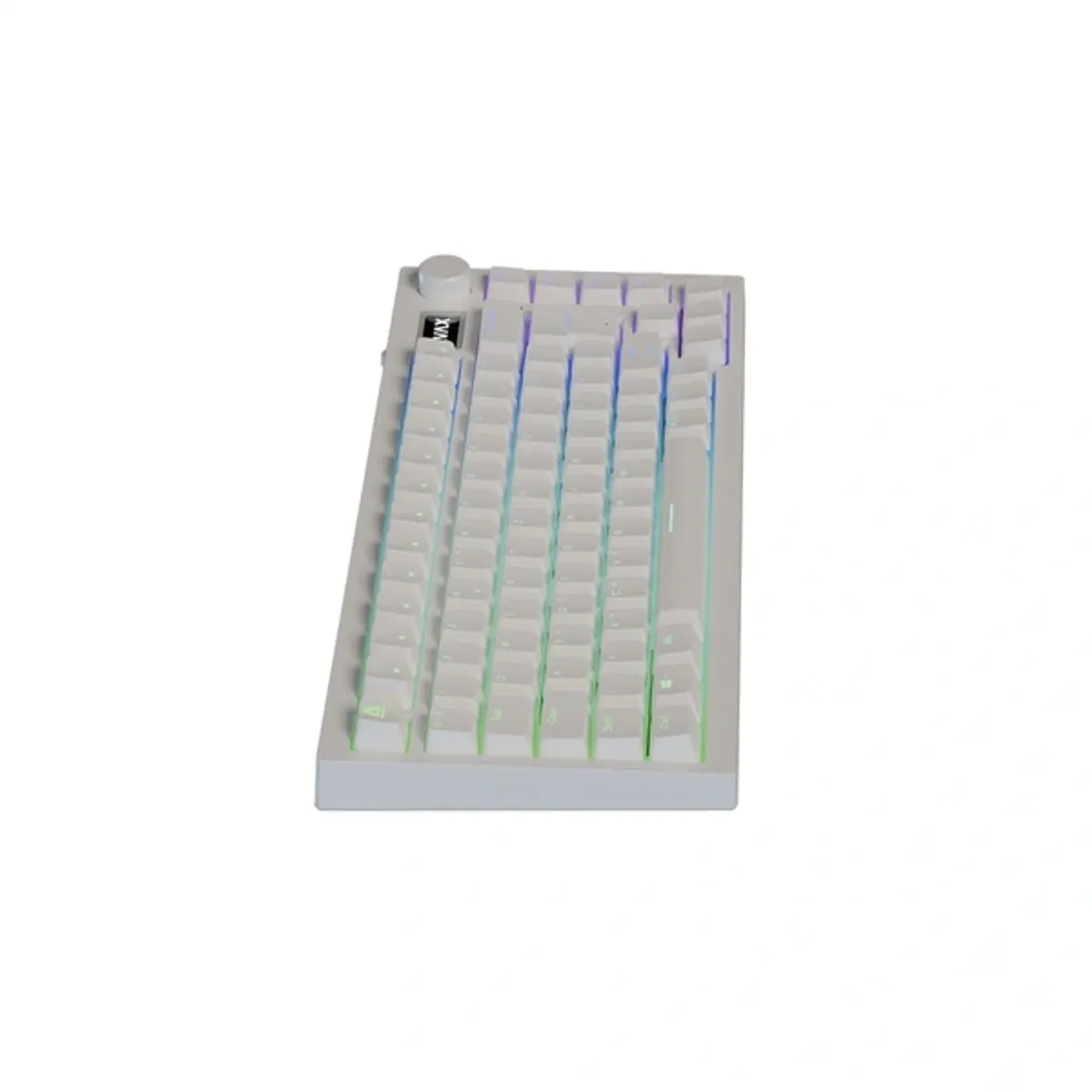 AVAX AVAX_GM02Y_PRO_WHITE GM02 PRO 75 százalék gasket mechanikus Gateron sárga rgb világítás magyar kiosztás három módú csatlakozás #5