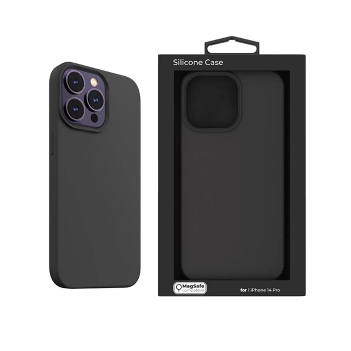 Nextone IPH-14PRO-MAGCASE-BLACK Szilikon hátlap MagSafe kompatibilis iPhone 14 Pro #1