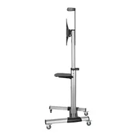Stell 35050153 SOS 4100 profi prezentációs állvány 50 kg VESA 200x200 600x600 40"-100" ezüst acél #3