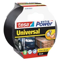 TESA 56348-00001-06 Extra Power 50mmx10m fekete szövetszalag