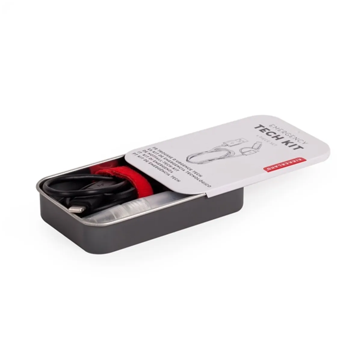 Kikkerland CD135 Tech szett fehér 90 cm USB A, Lightning, micro USB 2.0 #4