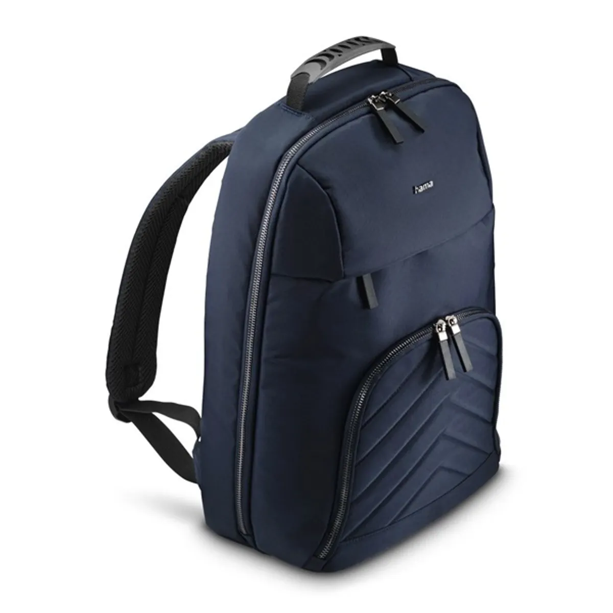 Hama 00222045 Notebook hátizsák ultrakönnyű újrahasznosított poliészter sötétkék 16,2" párnázott laptop tartó elülső zseb #3