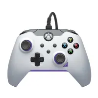 PDP 049-012-WPR Series X kontroller törtfehér, lila, fekete, 15 gomb, vezetékes, 250 cm USB PC és Xbox kompatibilis