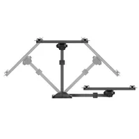 Meliconi 480988 Slimstyle Plus 200SR FB fekete 14"-45" 1 db 30 kg forgatható billenthető karos fali TV konzol #3