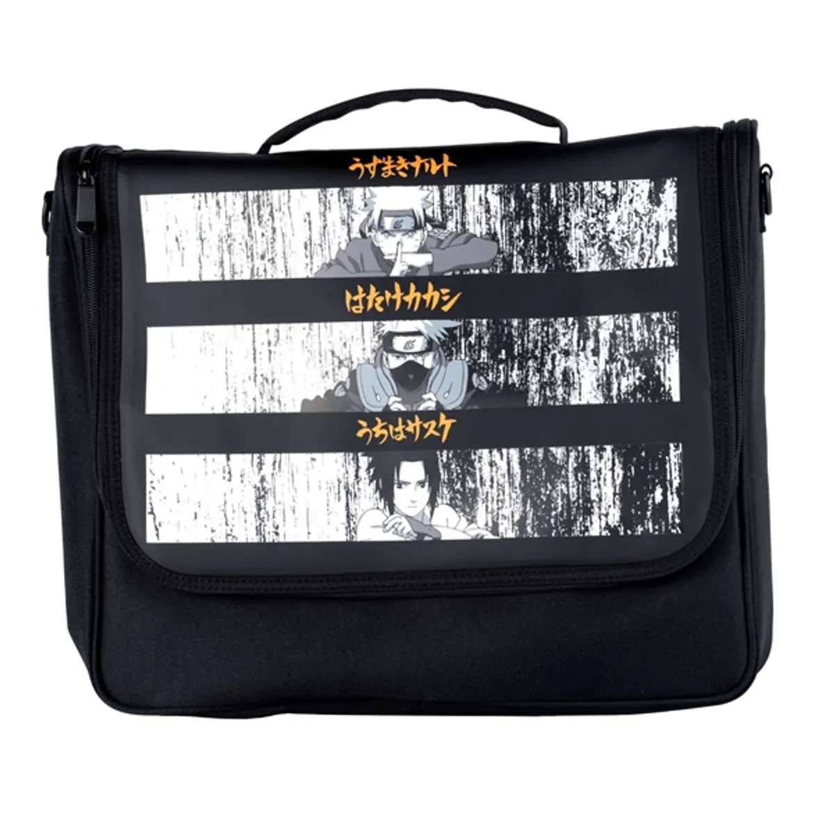 Konix KX-NAR-MSNBAG-OR Naruto oldaltáska fekete 405x360x90 mm Nintendo Switch OLED-kompatibilis #3