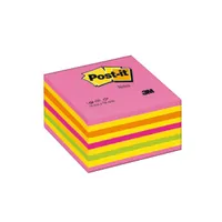 Post-it 7100200378 kockatömb neonrózsaszín 76x76 mm 450 lap öntapadós PEFC tanúsítvány