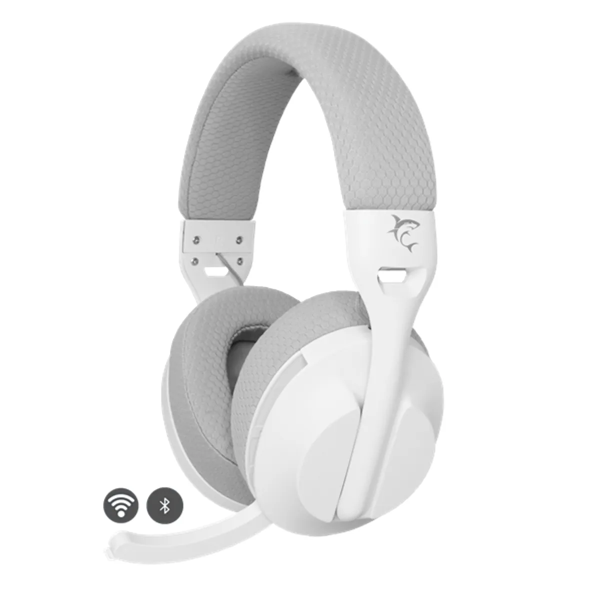 White Shark WS WGH-2441W Falcon-W 40 mm hangszóró 30 ohm 20-20000 Hz 121 dB Bluetooth PC MAC kompatibilis hangerőszabályzó vezetékes és vezeték nélküli #1
