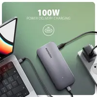 AXAGON HMC-12GM2 USB-C 12in1 hub 4 USB 50 cm kábel HDMI DisplayPort SD Micro SD SATA Gigabit LAN 10 Gbps #4