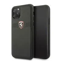 Ferrari FEOBAHCN58BK Off Track fekete bőr hátlap iPhone 11 Pro 5,8"